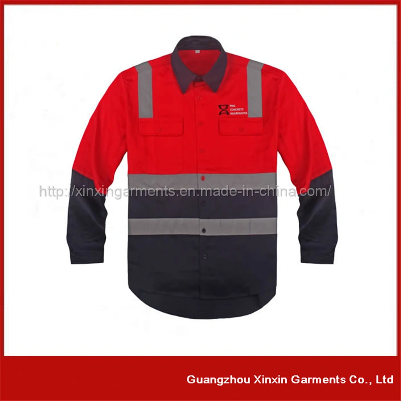 Factory Work Clothes Uniform Reflective Strip Suit Work Clothes Shirt Work Clothes (W750)